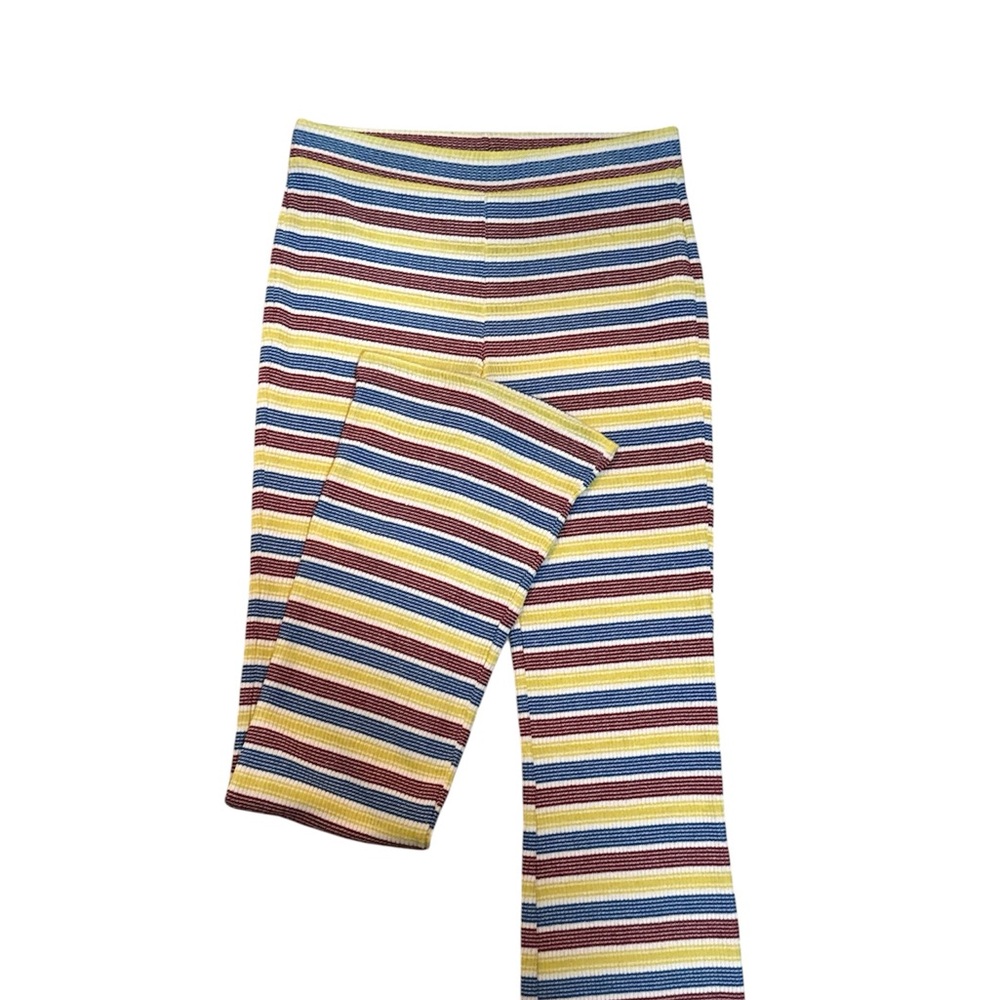 Multicolor Striped Knit Pants | Zara